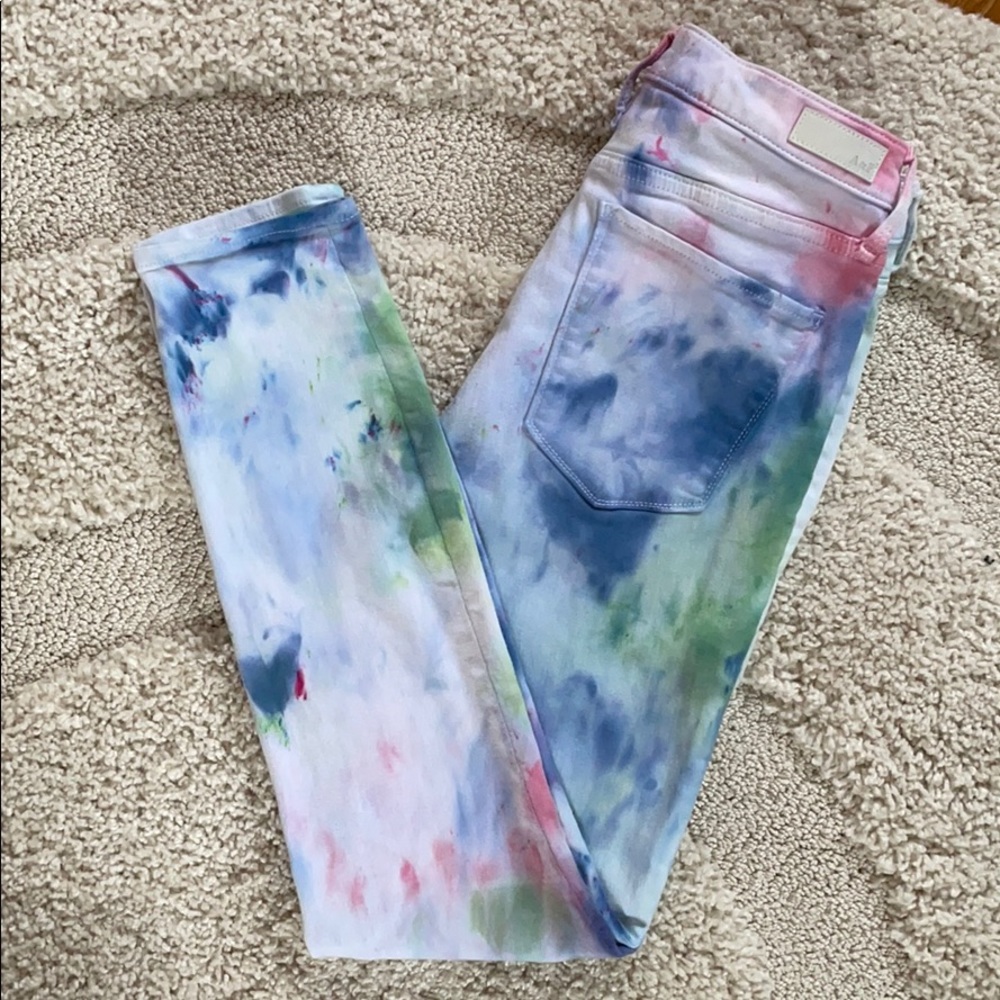 ABERCROMBIE TIEDYE JEANS